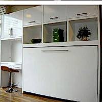 Кровать горизонтальная с антресолью (100*200см)